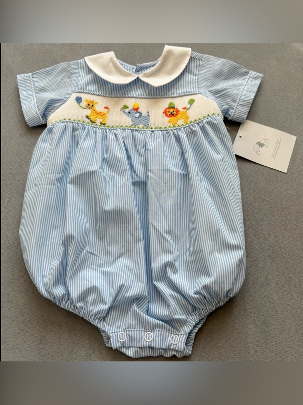 Remember Nguyen smocked birthday bubble
